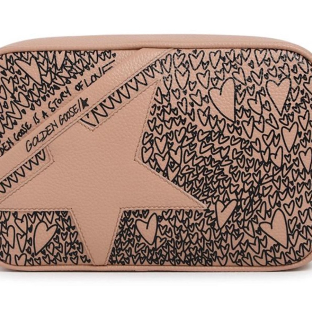Golden Goose “Follow Your Heart” Collection- Leather Star/Heart camera bag